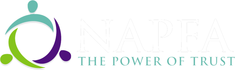 NAPFAPowerofTrustLogoColorTransparentWhite